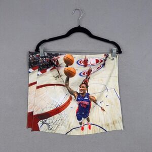 Detroit Pistons Pro Towels Men OS White Graphic NBA Sports Aesthetic Rally Towel